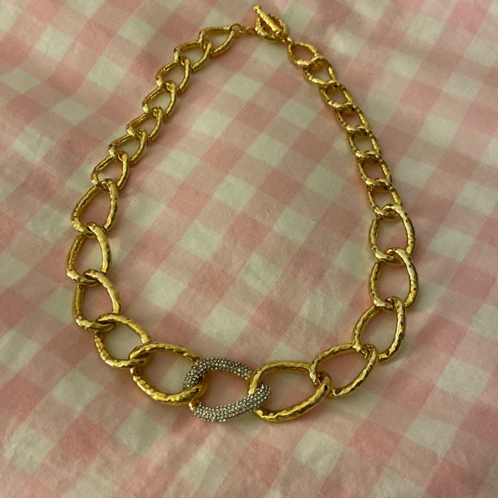 A Gold Statement Necklace